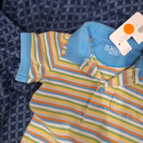 children's place onesie stripped  6-9 months - Picture 3 of 6